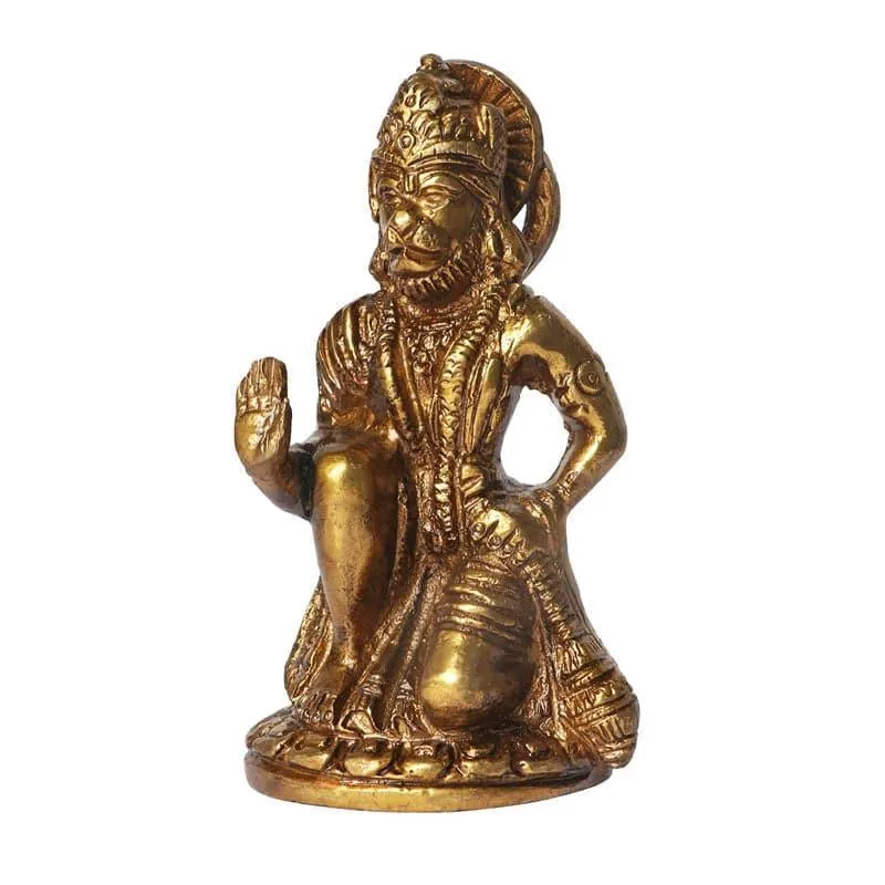 Brass Hanumanji Idol media 4
