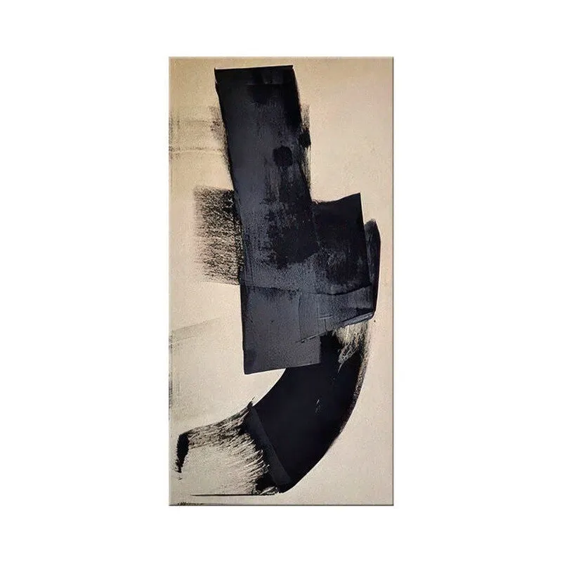 Black Streak Wall Painting media 4
