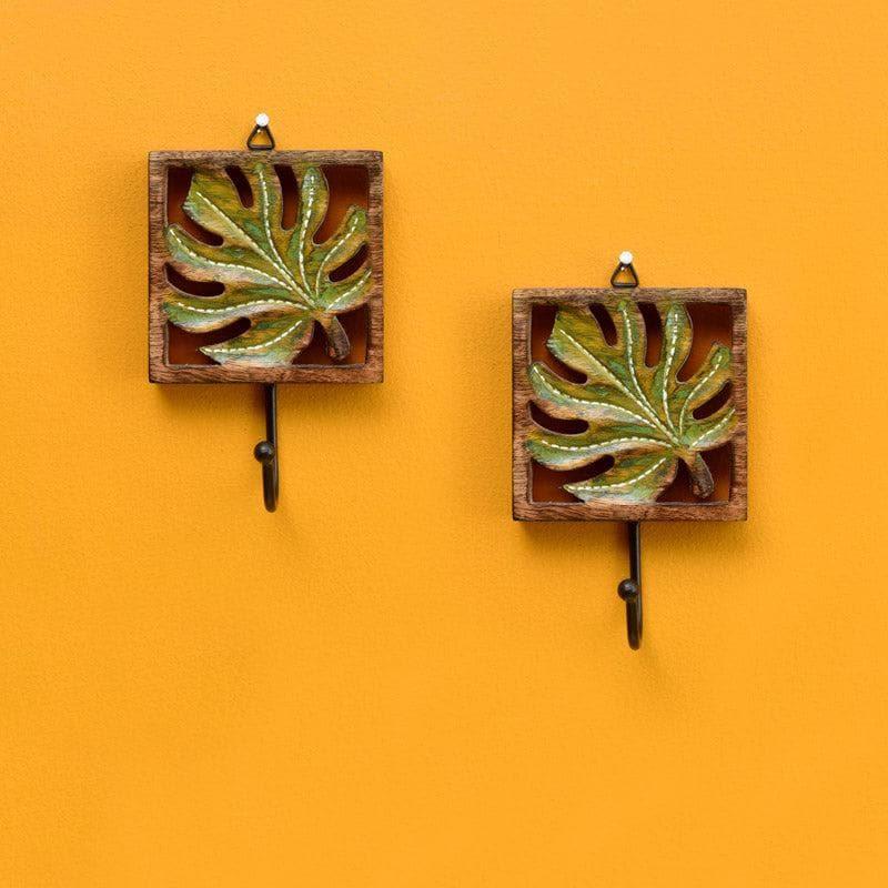Leafy Charm Wall Hook - Set Of Two media 3