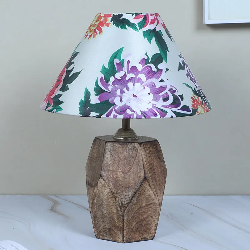Miyabi Printed Mango Wood Table Lamp - Multicolor media 3
