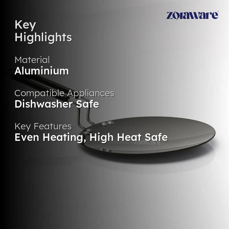 Zoraware Hard Adonized Roti Tawa - 25 CM media 2