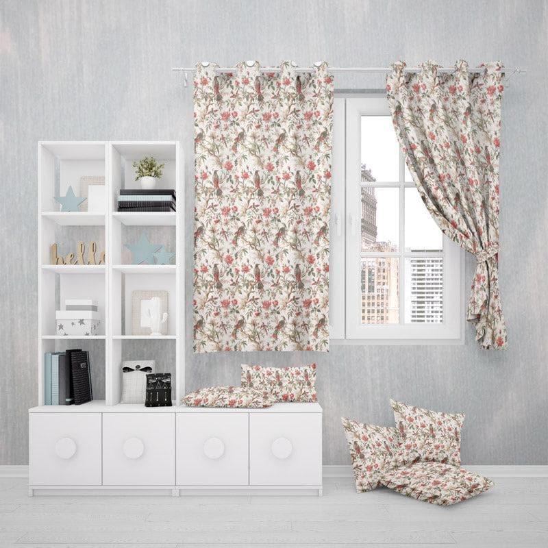 Koel Charm Single Curtain - Red media 4