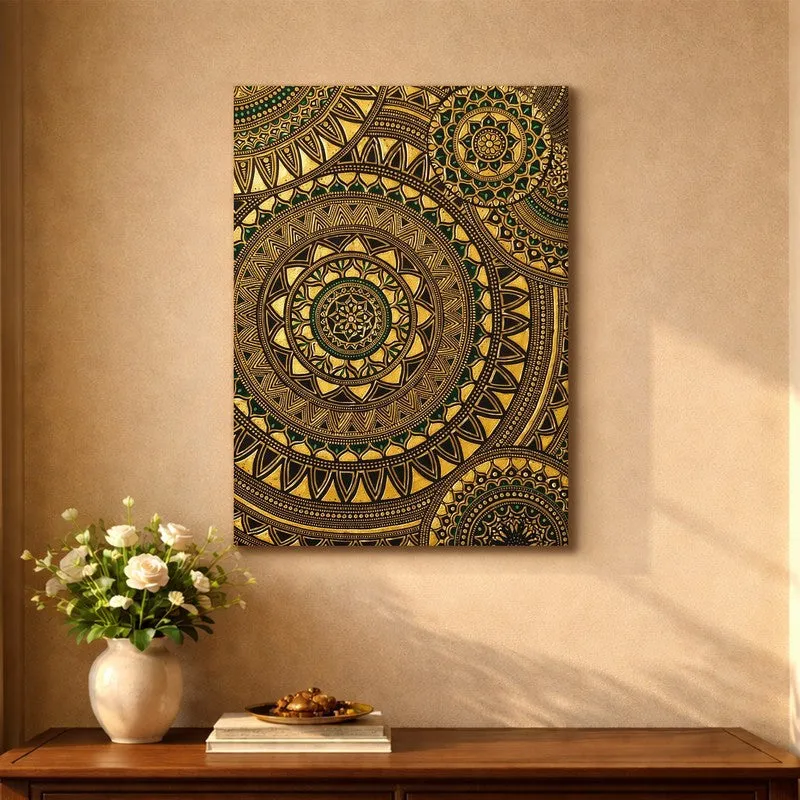 Mandala Vastu Canvas Wall Art & Paintings media 5