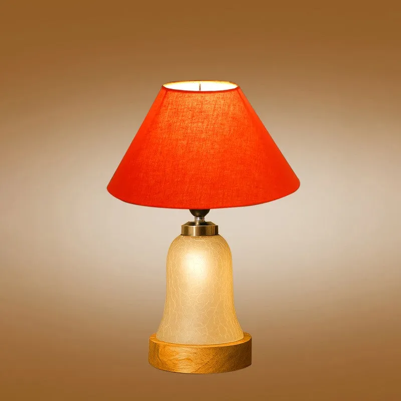 Zoravelle Wooden Table Lamp - Orange media 7