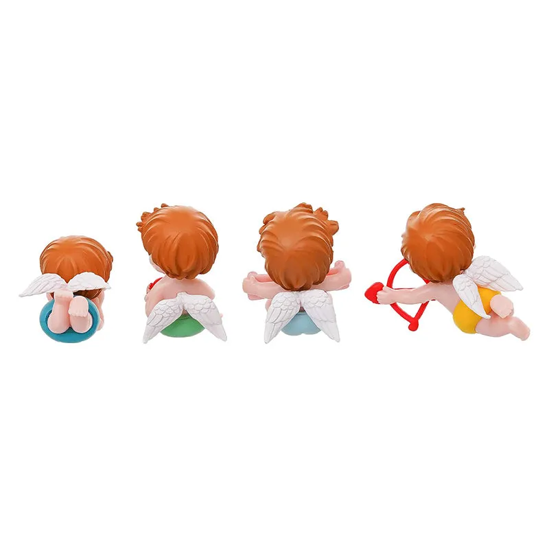 Cherubs Kiss Valentine's Showpiece - Set Of Four media 5