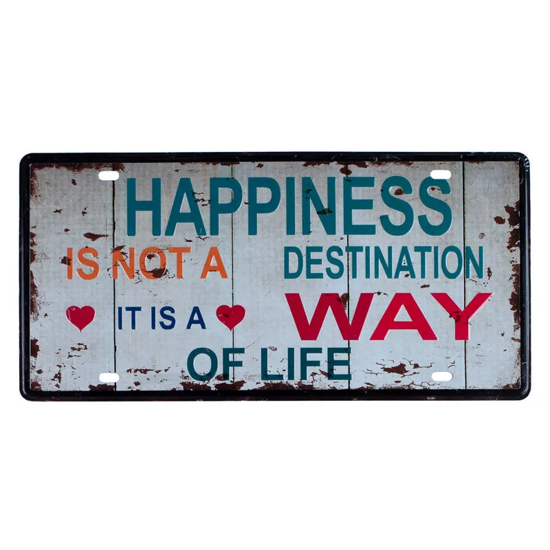 Happiness Is A Way Metal Wall Accent media 3