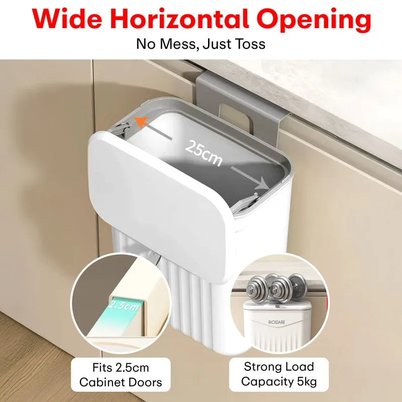 Rioware PureRidge Laundry Basket - White media 5