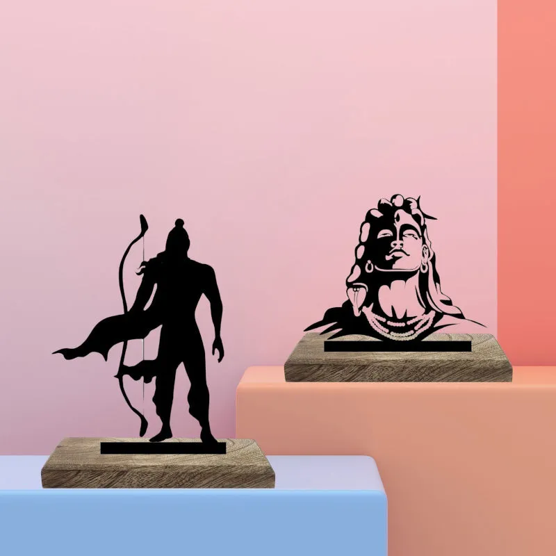 Divine Deities Showpiece - Set Of Two media 1