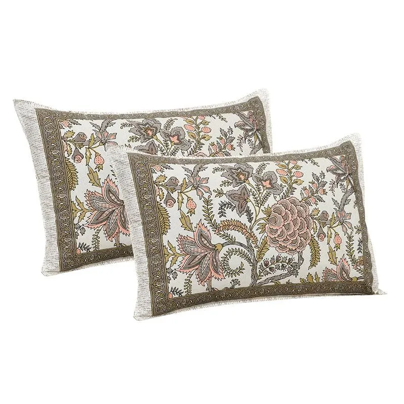 Dupiyaa Printed Cotton Bedsheet (White) - 160 TC media 5