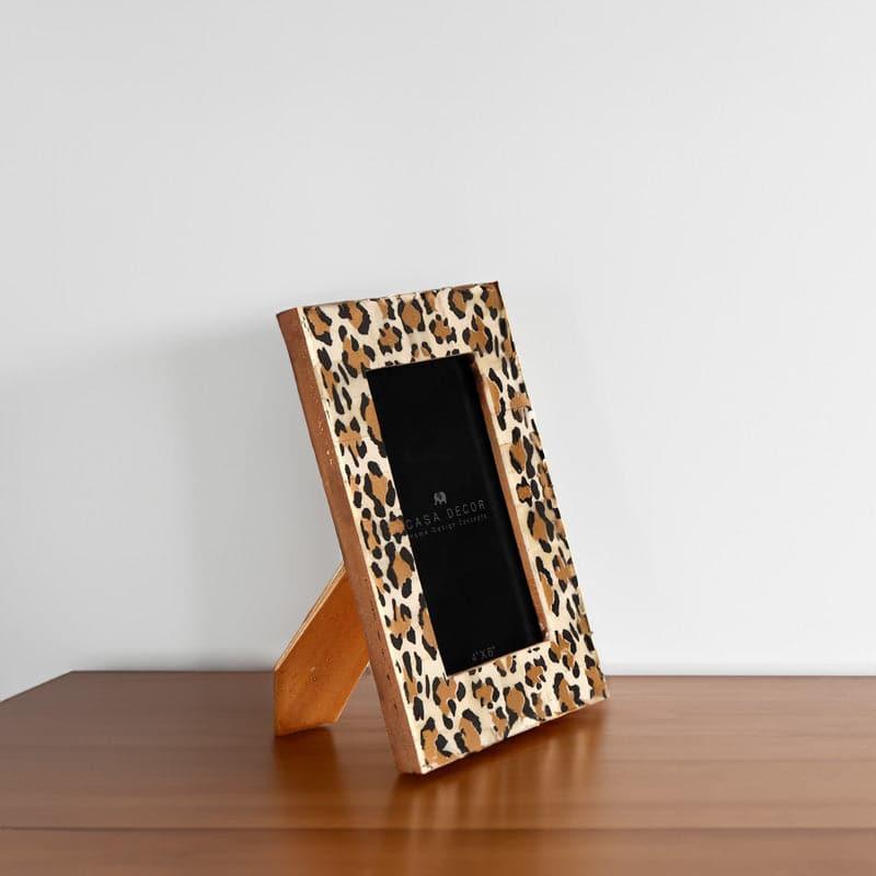 Leopard Lure Photo Frame - 5.52x0.72x7.4 inch