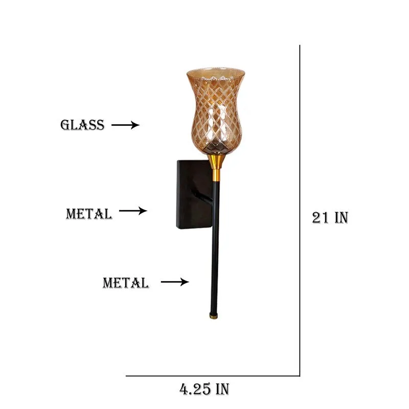 Vintage Glow Glass Wall Lamp media 9