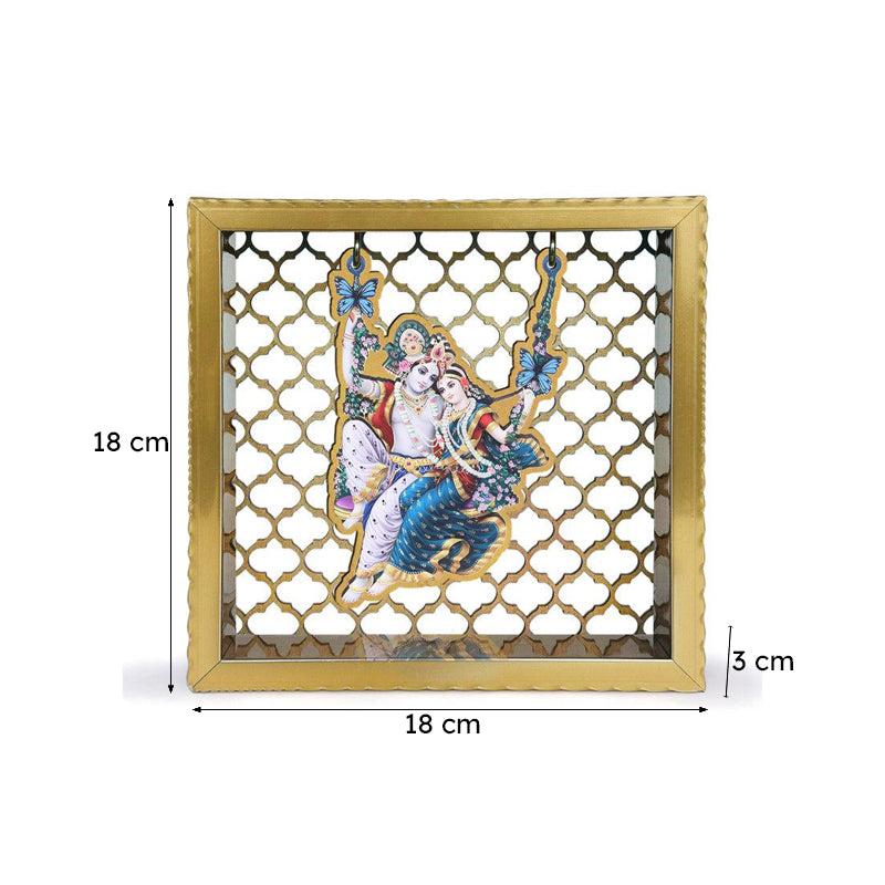Radha Madhava Wall Mounted Mandir media 5