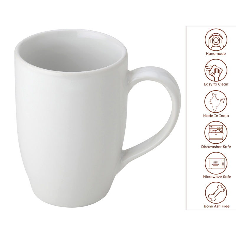 Kopi Ceramic Coffee Mug (White) - 350 mL media 5