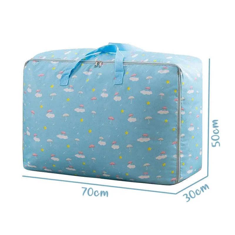 Dovira Fabric Cloth Organiser - Blue media 7