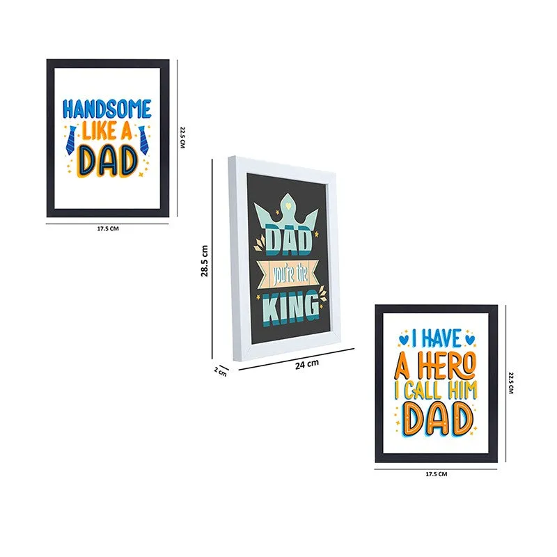 Dad King Wall Art - Set Of Three media 7