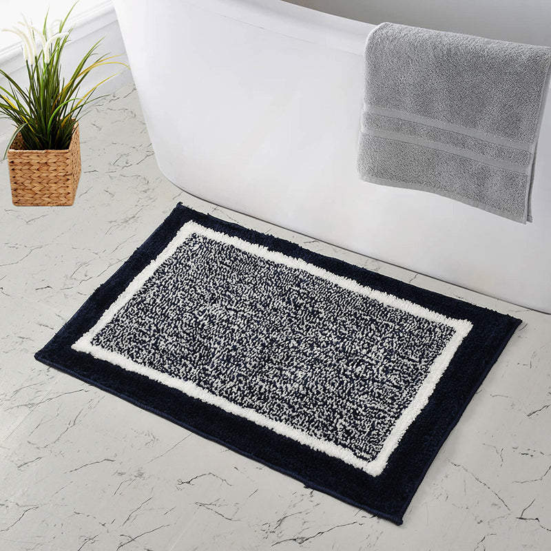 Luxe Anti Skid Bath Mat - Blue media 6