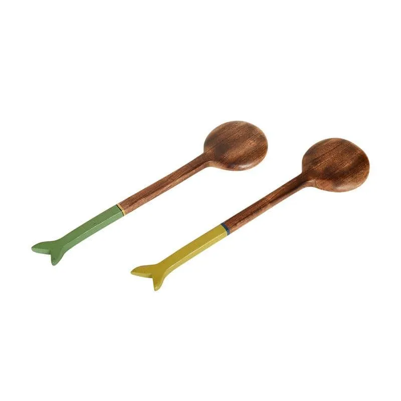 Etash Wooden Ladle  - Set Of Two media 4