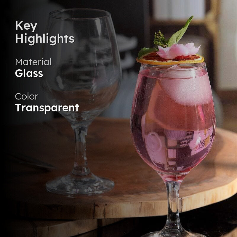 Pasabahce Pempli Red Wine Glasses (395 ML) - Set Of Six image 2