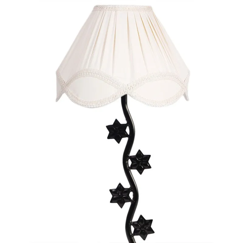 Nova Cotton Table Lamp With Iron Base - White media 6