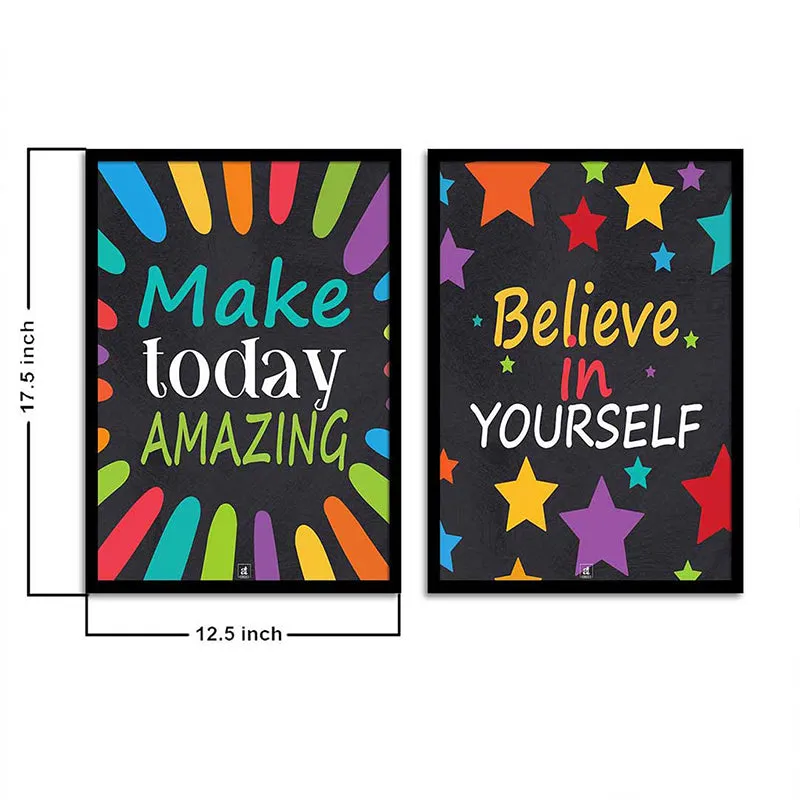 Make Today Amazing Wall Art - Set Of Two media 6