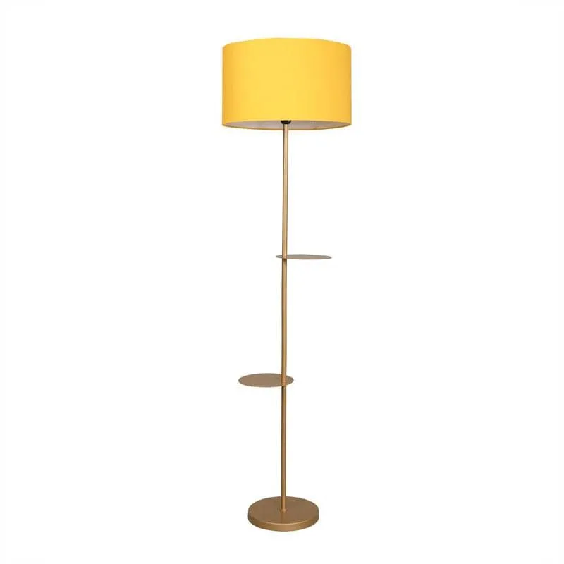 Citrine Lori Floor Lamp With Shelf media 5