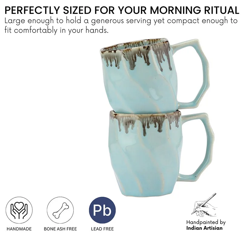 Casablanca Ceramic Tea Cup (250 mL Each) - Set of Two media 6
