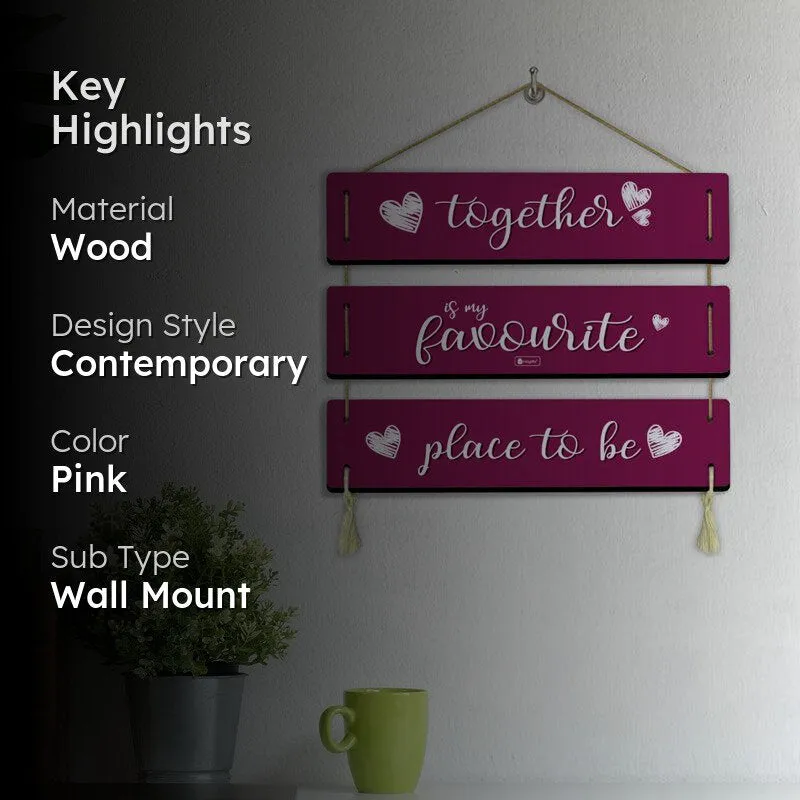 Favorite Place To Be Wooden Wall Accent media 2
