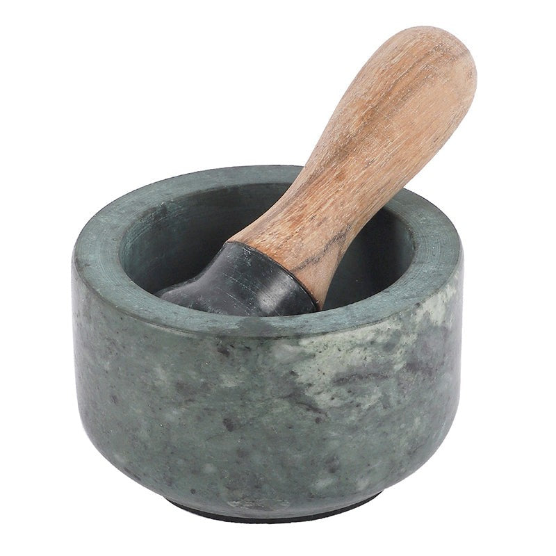 Crushique Marble & Wood Mortar & Pestle (Grey) - 100 ML media 3
