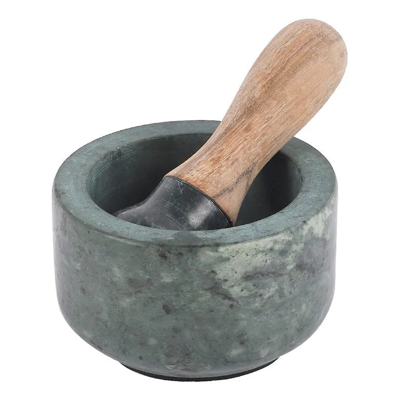 Crushique Marble & Wood Mortar & Pestle (Grey) - 100 ML media 3