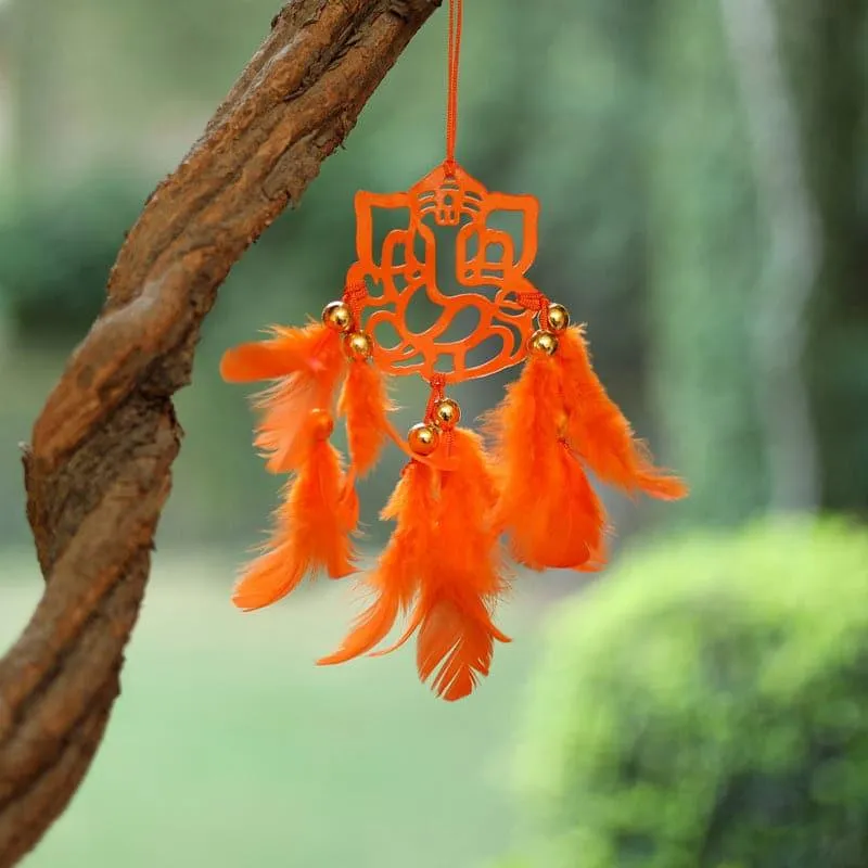 Vinayaka Boon Dreamcatcher - Orange media 6