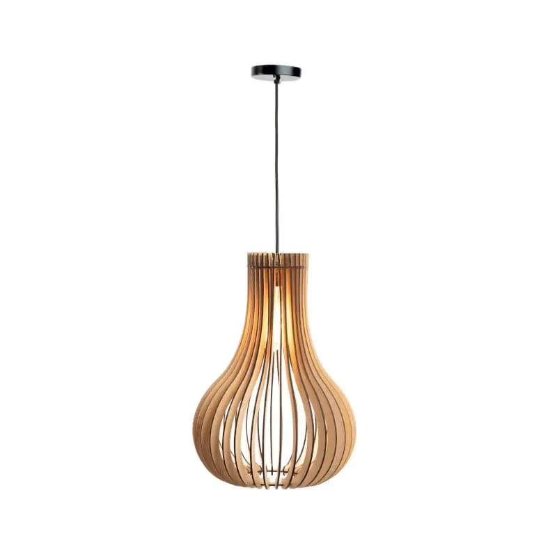 Hairi Wooden Ceiling Lamp media 4