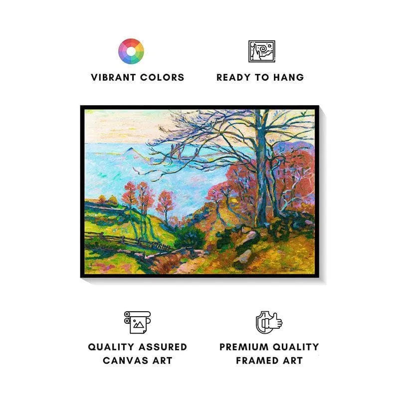 Shedding Canvas Painting - Black Frame media 4