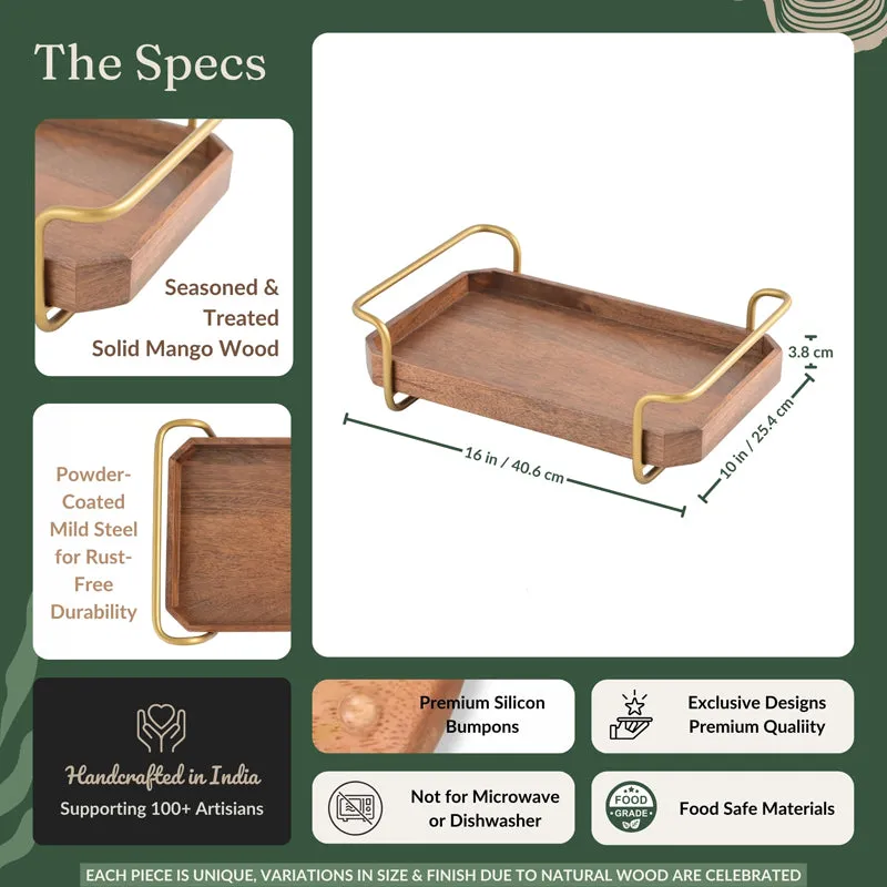 Ashvale Wood Serving Tray media 14