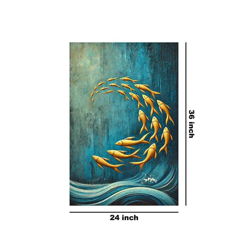Beneath The Blue Wall Painting media 9