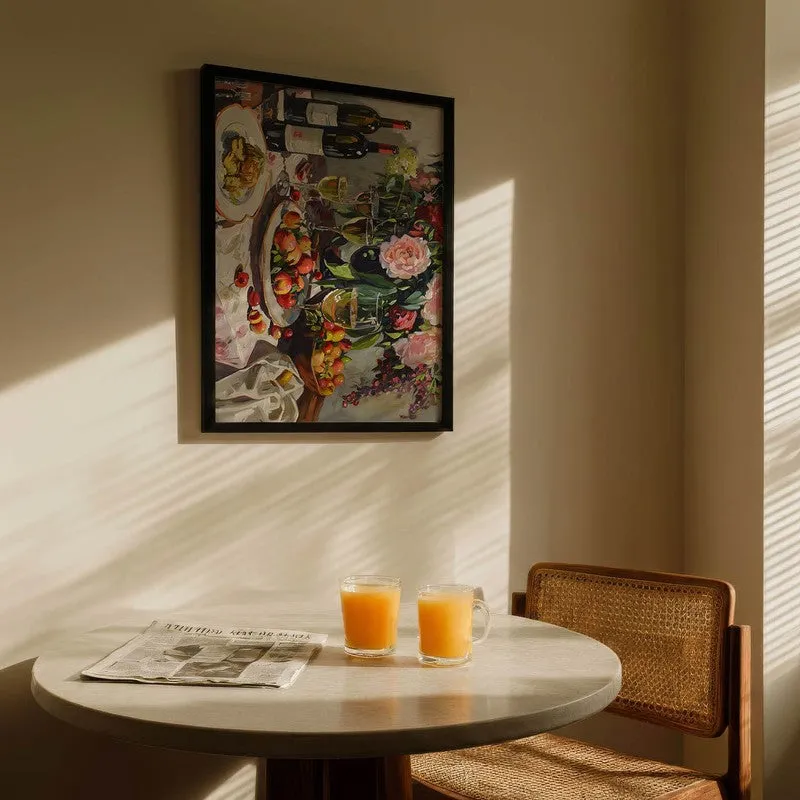 MartiniDining Archival Canvas Wall Art - Black media 5