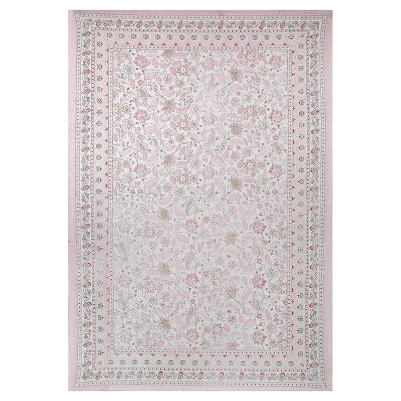 Ansa Flora Diwan Set (Pink) - Eight Piece Set media 5