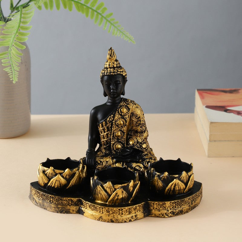 Serenity Buddha Tealight Candle Holder