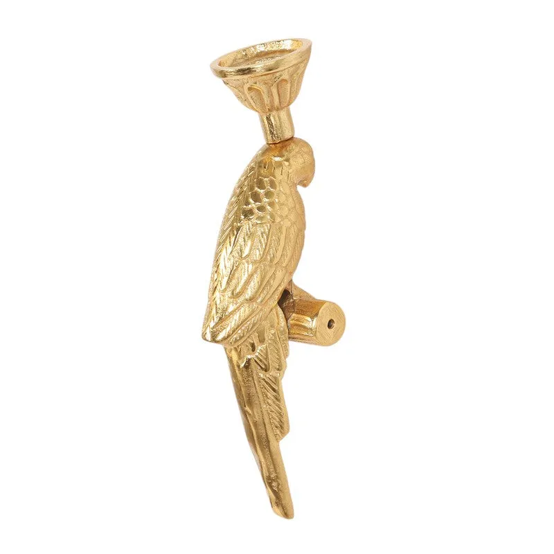 Vihang Bird Tealight Holder - Gold media 5