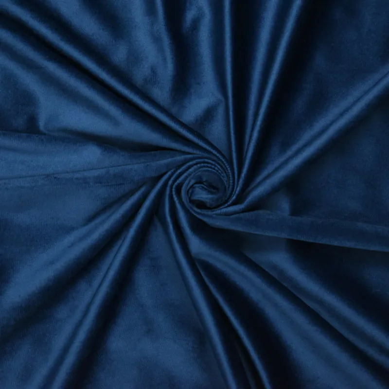 Cisco Solid Curtains (Blue) - Set Of Two media 5
