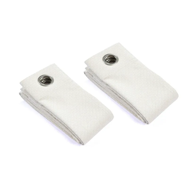 Form Ease Cotton Room Darkening Curtains (Ivory) - Set Of Two media 8