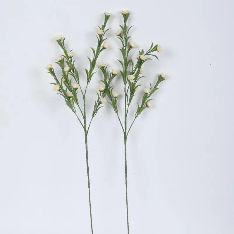 Faux Mini Rose Bloom Bunch (Yellow) - Set Of Three media 3
