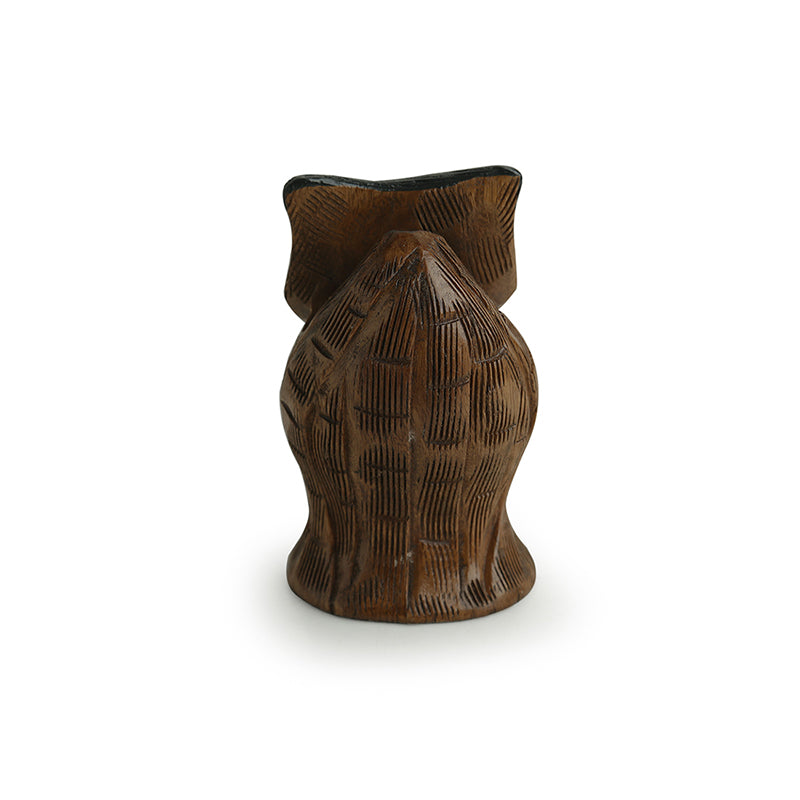Drishti Hoot Eucalyptus Wood Spectacle Holder media 4
