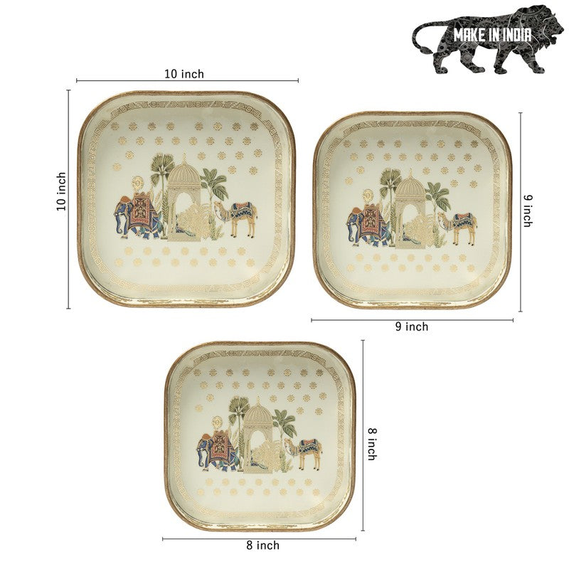 Timberline Rectangle MDF Serving Tray - Set Of Three media 9