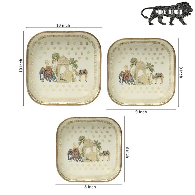 Timberline Rectangle MDF Serving Tray - Set Of Three media 9