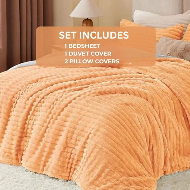 PureDrape Comfort (Orange) Bedding Set - Four Piece Set media 5