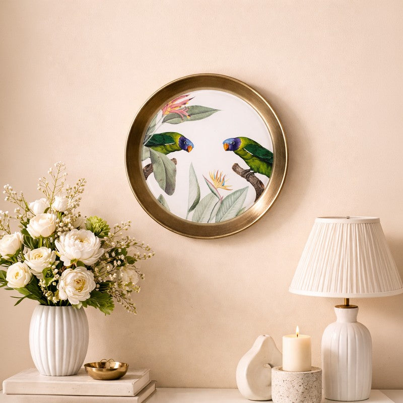 Parrot Duet Iron Wall Plate