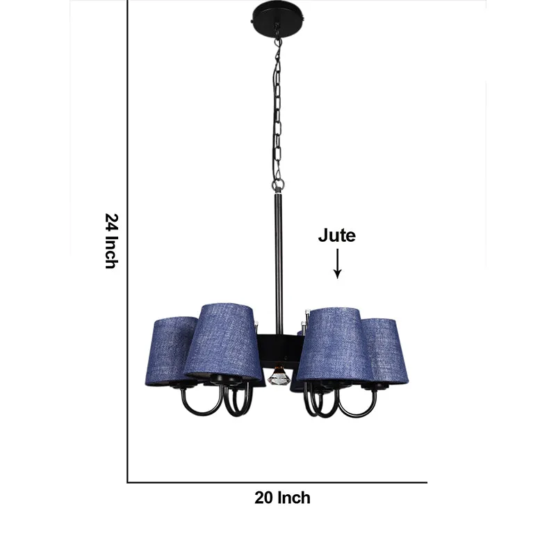 Viya Conical Ceiling Lamp - Blue media 5