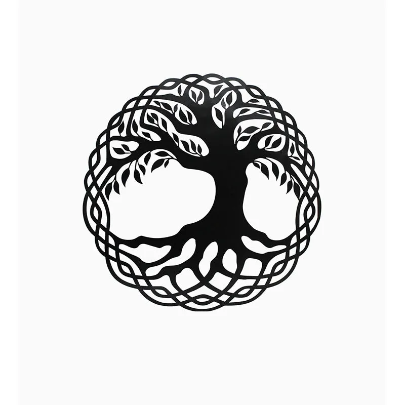 Tree Of Love Black Iron Wall Accent media 3