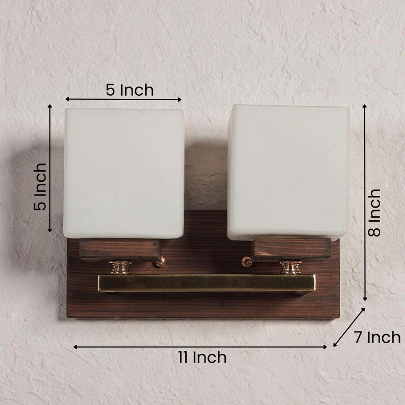 Chyra Duo Wooden Wall Lamp media 7