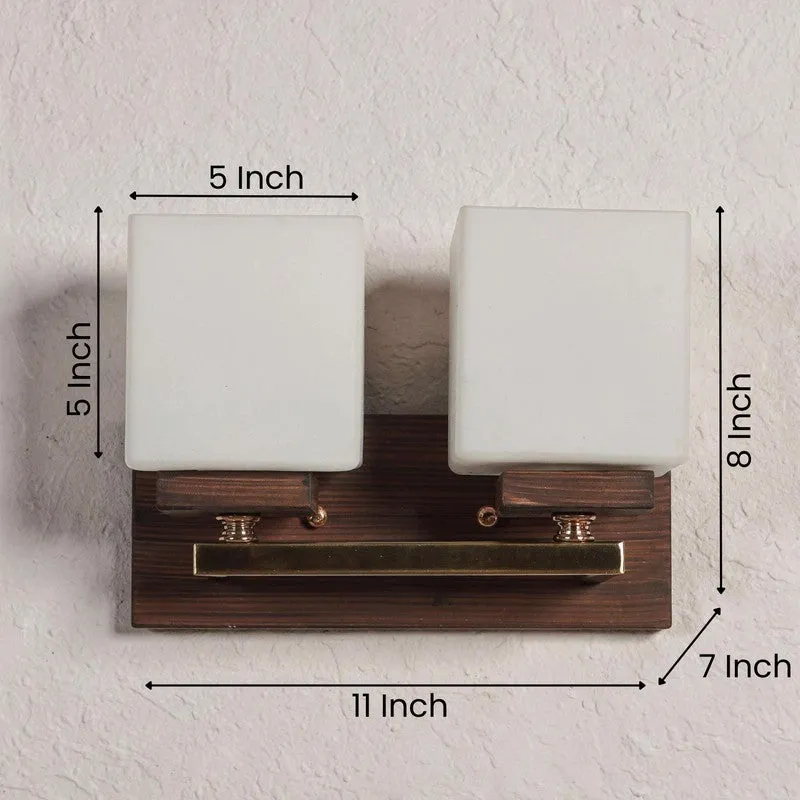 Chyra Duo Wooden Wall Lamp media 7
